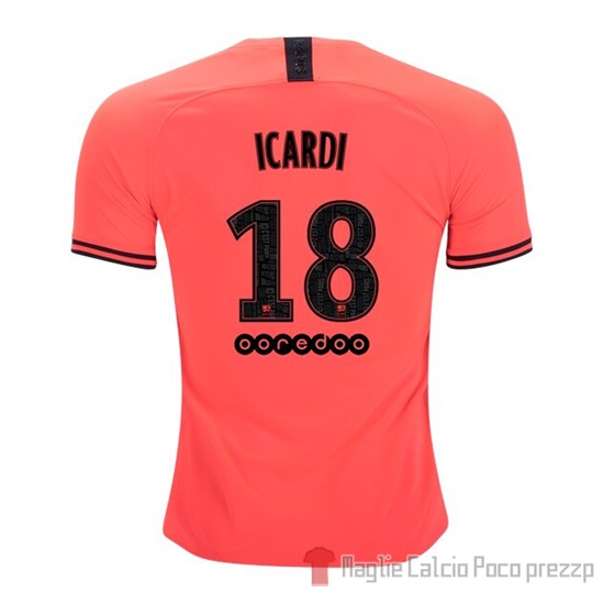 Maglia Paris Saint-Germain Giocatore Icardi Away 2019/2020 - Clicca l'immagine per chiudere